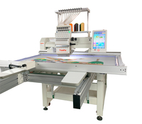 Máquina de Bordar Computarizada de Una Cabeza con Gran Área de Trabajo, 12/15 Agujas, Marca Dahao, Precio de Máquina de Bordar, 800*1200 mm