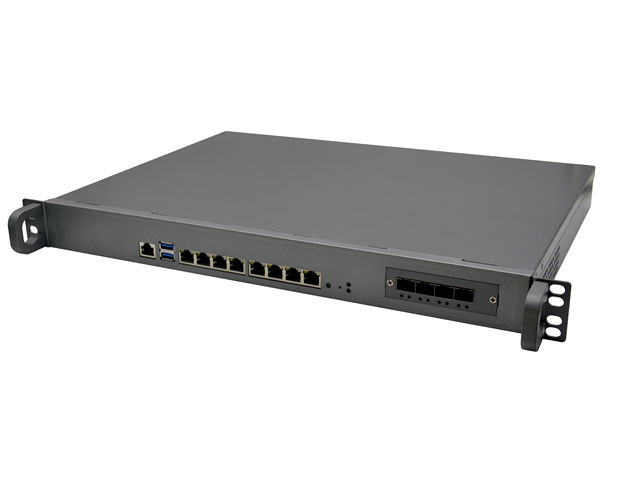 1U Rackmount Soft Router Intel Ultra 7  255H  6x I226-V 2.5G LAN DDR5 5600MHz up to 48GB Industrial Firewall Network Appliance