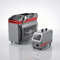 Machine de soudage laser à fibre refroidie par air 2000W, soudeuse laser portable à alimentation éolienne pour métaux HF LASER