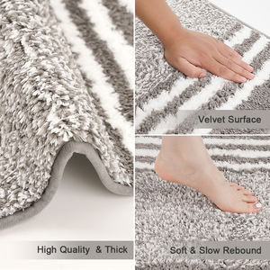 <span class=keywords><strong>Tapis</strong></span> <span class=keywords><strong>de</strong></span> sol moderne personnalisé antidérapant imprimé antidérapant bon marché imperméable pour les pièces - Product Image 3