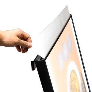 Lớn ánh sáng Hộp quảng cáo xách tay lightbox một bảng Đăng Board quảng cáo ngoài trời đứng - Product Image 3