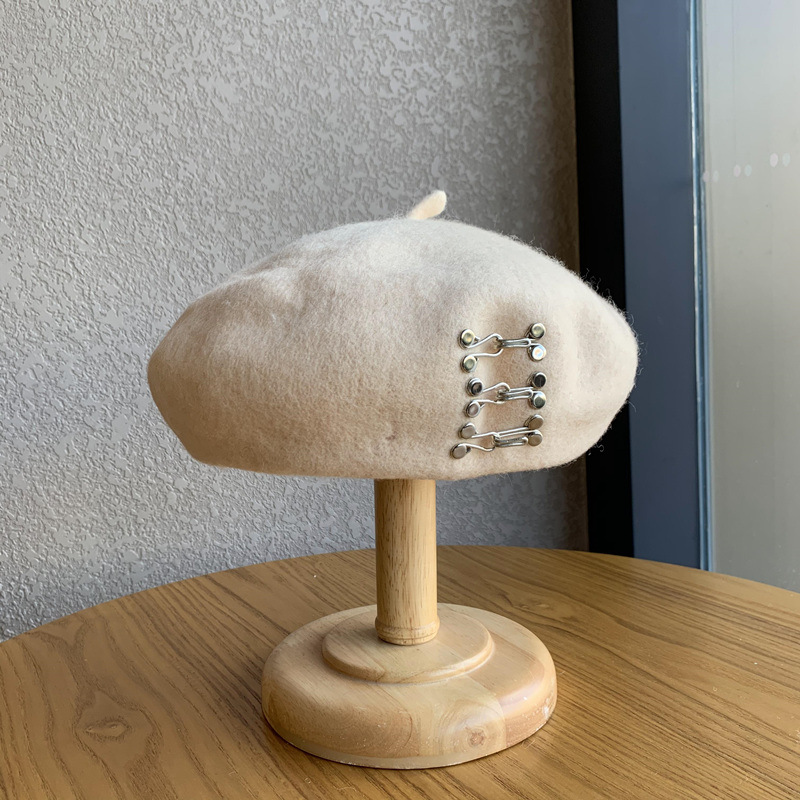 Boucle argentée bailey-beige