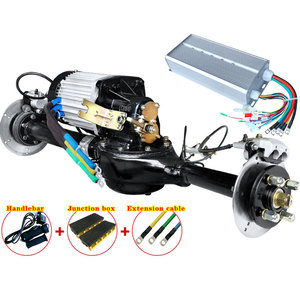 Três roda a carga alta 1000kg do motor 3000w 60v 72v do eixo de movimentação de disco do veículo bonde - Product Image 1