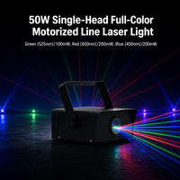 Projecteur laser motorisé couleur IP20 avec contrôle DMX512, 10 canaux, contrôle intelligent de la température, en alliage d'aluminium pour éclairage de scène