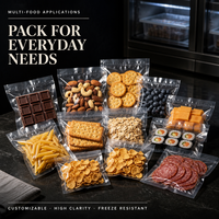 Sacs d'emballage sous vide pour aliments, sacs sous vide pour viande et légumes, sacs de conservation alimentaire thermoscellables, sacs en plastique sous vide de qualité alimentaire