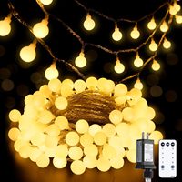 Tsinye LED guirlandes lumineuses 8 Modes blanc doux guirlandes lumineuses intérieur Berry guirlandes lumineuses pour salle de fête de mariage fil clair