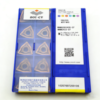 Outil de tournage externe ZCC-CT WNMG080404 WNMG080408 -EF YBG205, outils de tournage CNC, plaquettes en carbure revêtues PVD, acier inoxydable
