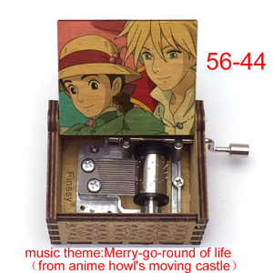 Mini <span class=keywords><strong>Caja</strong></span> <span class=keywords><strong>Musical</strong></span> de Madera, El Castillo Animado de <span class=keywords><strong>Howl</strong></span>, Carrusel de la Vida, Regalo de Navidad, Cumpleaños, Año Nuevo - Product Image 3