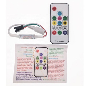 RF <strong>Wireless</strong> Mini <strong>LED</strong> Dream-color <strong>Led</strong> Module with 14-keys RF Remote <strong>Controller</strong> RGB Dimmer <strong>Controller</strong> - Product Image 5