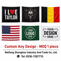 Drapeau en fibre de polyester 3*5 pieds - Drapeau personnalisé avec photo - Bannière d'entreprise sur mesure - Drapeau de décoration pour fête et festival - Utilisation en extérieur