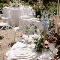 Chaise de banquet de mariage d'événement d'hôtel en métal de meubles commerciaux direct d'usine bon marché