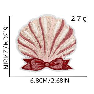 Moq 50 Pink Rose Laser Cut Te Amo <b>Patch</b> Shell Small Love <b>Letter</b> Sweet Heart Valentine'S Day <b>Patches</b> Custom Embroidery - Product Image 2