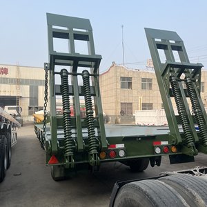 Remolque de Plataforma de 3 Ejes, Semirremolque de Plataforma de 3 Ejes, Buen Precio en Venta en Libia, Remolque de Plataforma para Tractor - Product Image 4