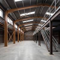 Entrepôt moderne en structure acier résistant aux tremblements de terre et au vent pour les projets de stockage industriel, logistique et distribution