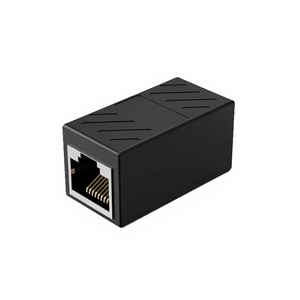 <span class=keywords><strong>Connecteur</strong></span> de câble réseau <span class=keywords><strong>RJ45</strong></span> 8P8C blindé en cuivre de qualité automobile à <span class=keywords><strong>double</strong></span> port, indice de protection IP65 - Product Image 2
