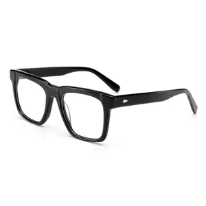 Trendy Optical Frames Optical Eyewear Anti Blue Light Glasses For Women Acetate Eyeglasses Portable Folding Reading Glasses 2024