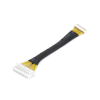 Connettore JST a 8 Pin Femmina con Cablaggio Giallo 300V VW-1 HFT Termorestringente per Cablaggio Interno di Apparecchiature OEM
