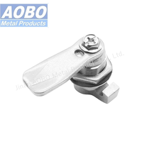 AOBO Serrure industrielle durable pour armoire électrique SUS316 Bouton d'aile Cadenas à came quart de tour