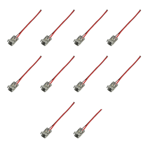 ขั้วต่อแบบใส 2 ขา ขนาด 8 มม. จำนวน 10 ชิ้น สำหรับเชื่อมต่อแถบไฟ LED แบบ COB 3P 4P กระแสไฟ 5A สำหรับแผงวงจร PCB - Product Image 3