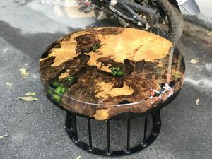 Mesa de Centro de Resina Epoxi y Madera Sólida con Diseño Estilo Río, Tamaño Personalizado, Muebles de Lujo para Sala de Estar, Venta al Por Mayor - Product Image 4