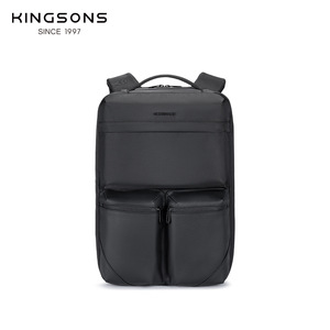 Kingsons Men's Business <b>Backpack</b> 20-35L Water Resistant Laptop <b>Compartment</b> Shoulder Straps For Leisure Travel - Product Image 2
