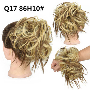 Silike — Extensions capillaires pour femmes, cheveux synthétiques, chouchou et queue de cheval, postiche en caoutchouc élastique, Extensions, Chignons - Product Image 6