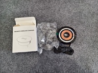 Cargador Inalámbrico Magnético Integrado de 15W, Carga Rápida, Compatible con iPhone, Base de Carga Inalámbrica Empotrada para Escritorio