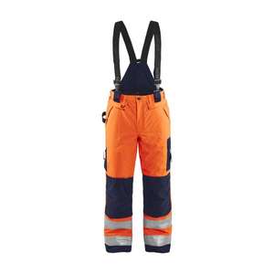 BLAKLADER - 188519775389C148 Pantalones de invierno Hi-Vis Naranja/Azul marino-EAN 7330509376034 ROPA DE TRABAJO DE LA HI-VIS - Product Image 1