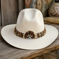 Bandeau de chapeau en plumes de coq naturelles lavées, avec franges et ruban, pour hommes et femmes, style cowboy, fedora, accessoire de coiffure et de costume