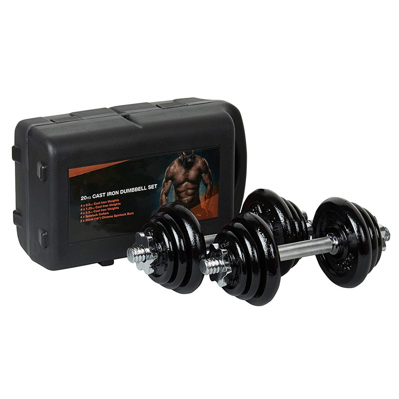 Новинка, набор гантелей из чугуна для мышц, 20 кг