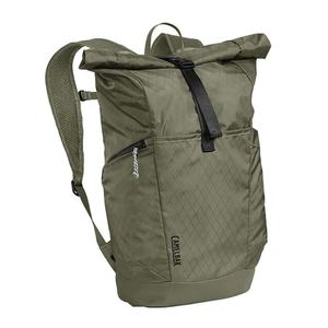 Free sample <b>Roll</b>-<b>up</b> top, fashionable, personalized canvas leather <b>backpack</b> for outdoor use - Product Image 1