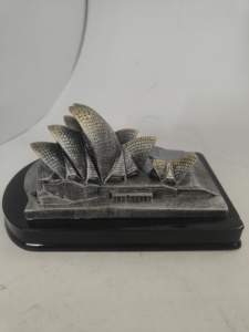 Personalizable <span class=keywords><strong>Sydney</strong></span> <span class=keywords><strong>Opera</strong></span> House modelo poliresina Base estilo artificial hecho a mano pintado a mano 3D artesanía decoración del hogar recuerdo - Product Image 2