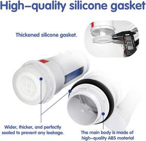 Gurberry <span class=keywords><strong>ช</strong></span>ุดซ่อม<span class=keywords><strong>วาล์ว</strong></span><span class=keywords><strong>ฟ</strong></span><span class=keywords><strong>ลั</strong></span><span class=keywords><strong>ช</strong></span><span class=keywords><strong>แบบ</strong></span>คู่3นิ้วสำหรับห้องน้ำ2<span class=keywords><strong>ช</strong></span>ิ้นธารน้ำแข็งมาตรฐานอเมริกันมี<span class=keywords><strong>วาล์ว</strong></span>ความสูง8.2" - Product Image 5