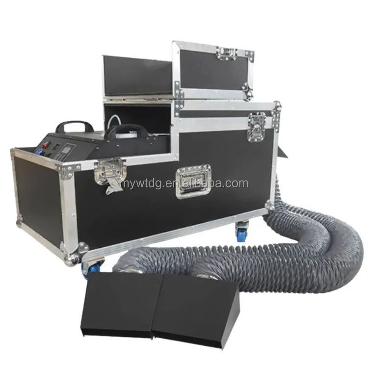 Dragonstage event party Stage Lighting 3000W Low Lying Fog Machine Water Base Dual Output Ground Smoke Machine