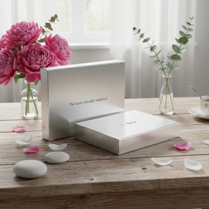 Caja de Cartón Rígido Kraft de Alta Gama Personalizada con Grabado en Relieve para Empaque de Velas de Aceite Esencial, Biodegradable y Reciclada Premium - Product Image 4