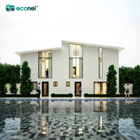 Villa modulaire préfabriquée, conception personnalisée pour hôtels, complexes hôteliers, maisons de vacances, projet de villa modulaire préfabriquée entièrement finie