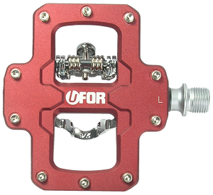 Pédales autoverrouillantes sans clip personnalisées UFOR UF‑310, pédales de sécurité à verrouillage intégré, pédales de vélo de montagne, corps en aluminium CNC 6061 - Product Image 1