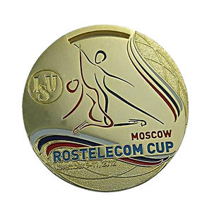 Werbe geschenke Benutzer definierte <span class=keywords><strong>3D</strong></span>-Metallmedaille mit Vergoldung und anpassbaren Größen - Product Image 2