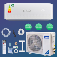 Climatiseur split à refroidissement rapide 9000-24000 BTU, compresseur puissant, unité de climatisation domestique pour salon