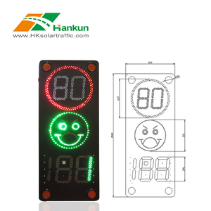 Kiểm Tra Dấu Hiệu Máy Ảnh Đường Cao Tốc Năng Lượng Mặt Trời-Năng Lượng Hiển Thị Giới Hạn <span class=keywords><strong>Led</strong></span> Giao Thông Xe Xe Kích Hoạt Tốc Độ Radar Dấu Hiệu - Product Image 2