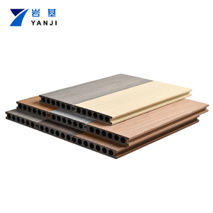 Plancher en WPC Yanji New Tech à double couleur, embossé 3D, co-extrudé, durable, anti-rayures, pour extérieur - Product Image 2