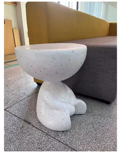 Table d'appoint unique à bord humanoïde, table d'extrémité robuste et durable, conte de café - Product Image 6