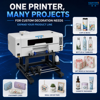 Nouvelle imprimante d'étiquettes UV DTF semi-automatique professionnelle, largeur d'impression de 300 mm, multicolore, pour la décoration des emballages de tasses et de bouteilles