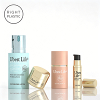 Botol Mini Airless Plastik AAR Silver Electroplated 5ml 10ml 15ml Custom untuk Toner, Lotion, Essence, dan Botol Pompa Lotion