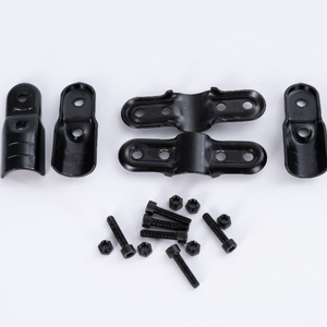 Raccords métalliques pour tubes, collier de serrage pour tubes, raccord de tuyauterie, raccords de tuyauterie en 2,3 mm HJ-12 pour système de rayonnage Lean Rack de 28 mm de diamètre extérieur - Product Image 2