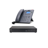 PBX IP Analógico de Escritorio de Pequeña Capacidad con Almacenamiento de Grabación SD de 32 GB