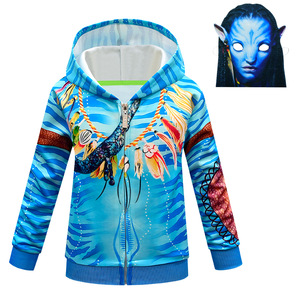 ชุดคอสเพลย์ลายพิมพ์ลำลองแบบมีฮู้ดจากภาพยนตร์<span class=keywords><strong>อวตาร</strong></span> แจ็คเก็ตซิป กางเกงขายาว ชุดสองชิ้น - Product Image 5