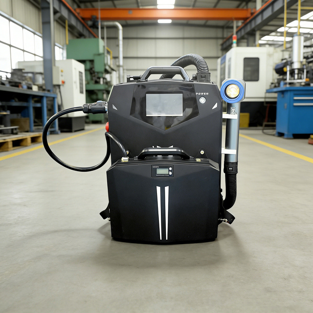 100w 200W 300w Backpack Portable Mini Laser Cleaning Machine Rust Paint Oil Dust Removal Portable