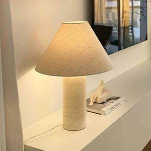 Lampe de bureau LED moderne et simple en marbre pour la décoration intérieure, élégante lampe de lecture de chevet, écologique, pour chambre à coucher, hôtel, restaurant - Product Image 3