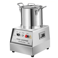 220V Professionele 1400 tpm Ui-Aardappel-Knoflook-Vlees Snijder/Molen/Processor Groente Voedsel Elektrische voor Commerciële Catering